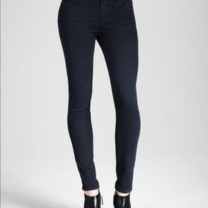 J Brand Dark Blue Rinse Tudor skinny jeans
